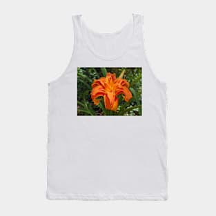 Orange Lily in the Sun Photographic Image Tank Top